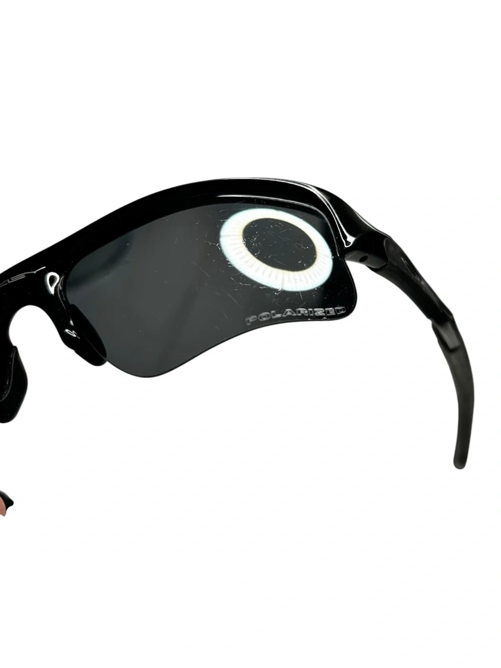 Oakley Flak Jacket XLJ 1.0 Sunglasses Black 12-903 63-14 Vintage Sport Wrap - Picture 12 of 12